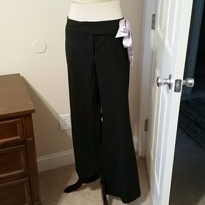 Lavender striped dress pants